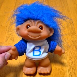 Blue-Haired Troll Doll Action Figure